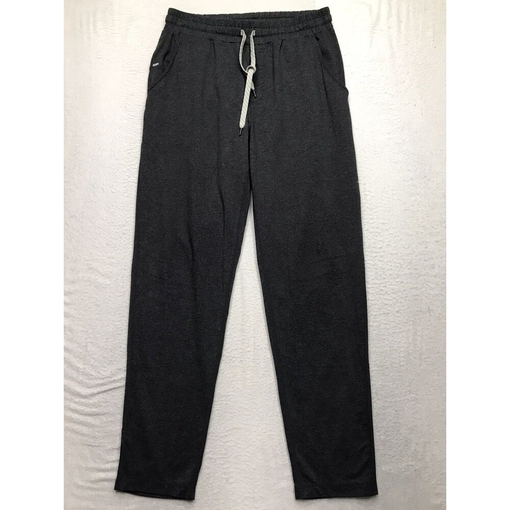 VUORI Ponto Performance Pant Men M (30x30) Gray Stretch Drawstring Jogger
